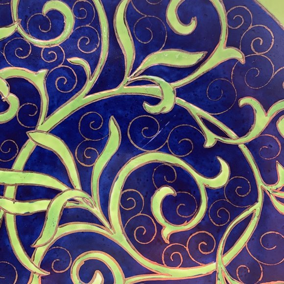 Oriental Accent Decorative Plate - Picture 3 of 6